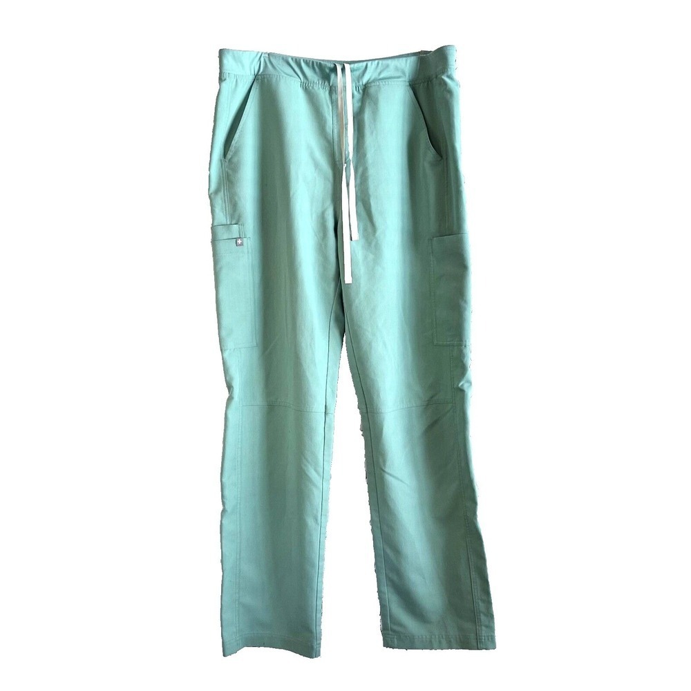 Figs Axim Cargo Men's XL Technical Collection Scrubs Bottoms Seafoam Aqua Green
